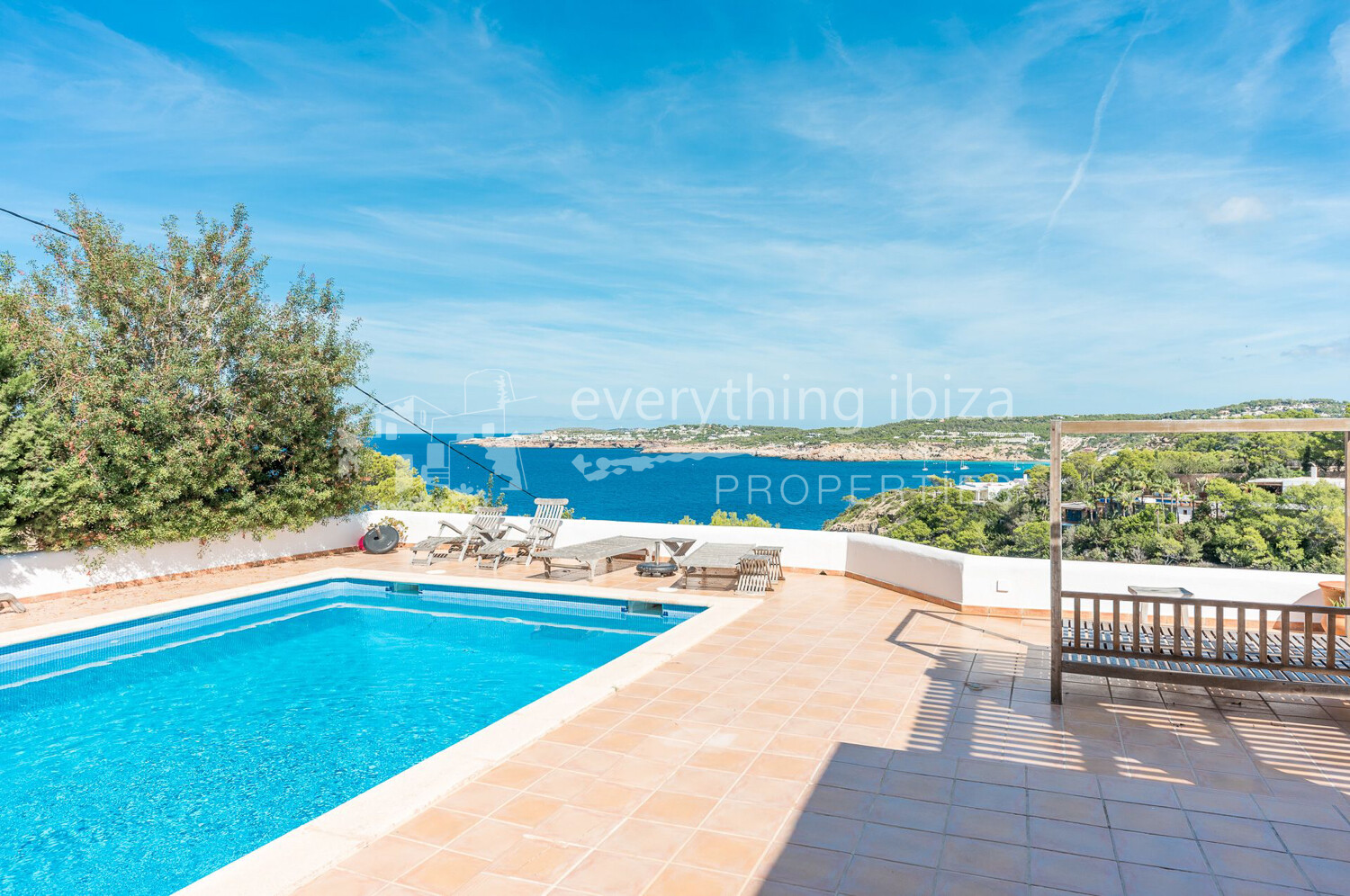 Charming Elegant Villa with Super Sea & Coastline Views in Peaceful Cala Moli, ref. 1704, for sale in Ibiza by everything ibiza Properties