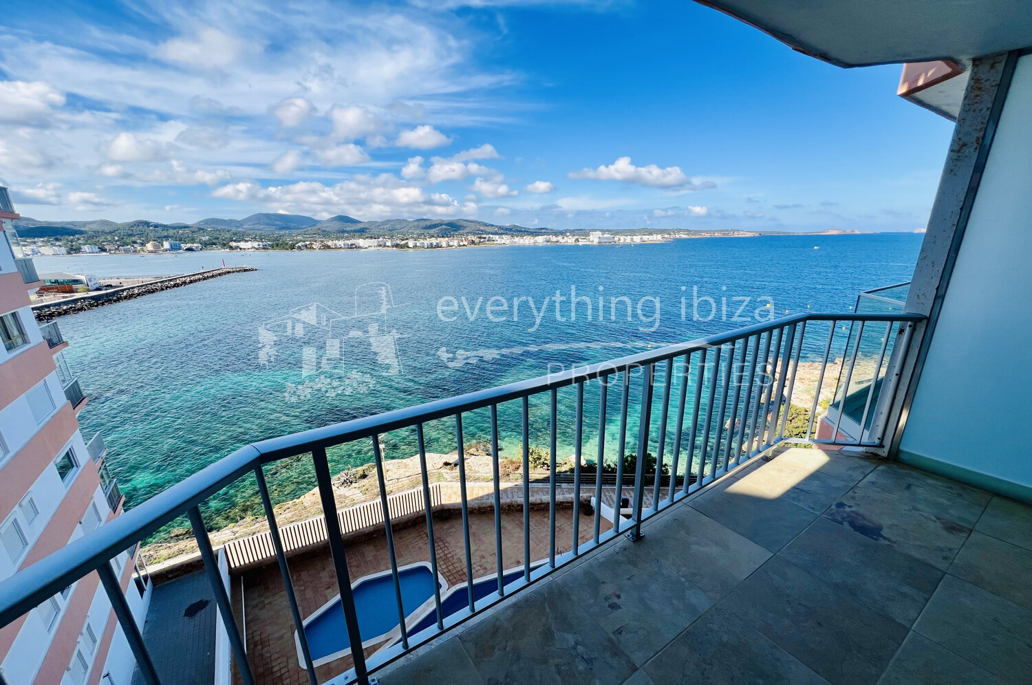 Contemporary Modern 2 Bed Apartment with Super Sea, Bay & Sunset Views, ref. 1705, for sale in Ibiza by everything ibiza Properties