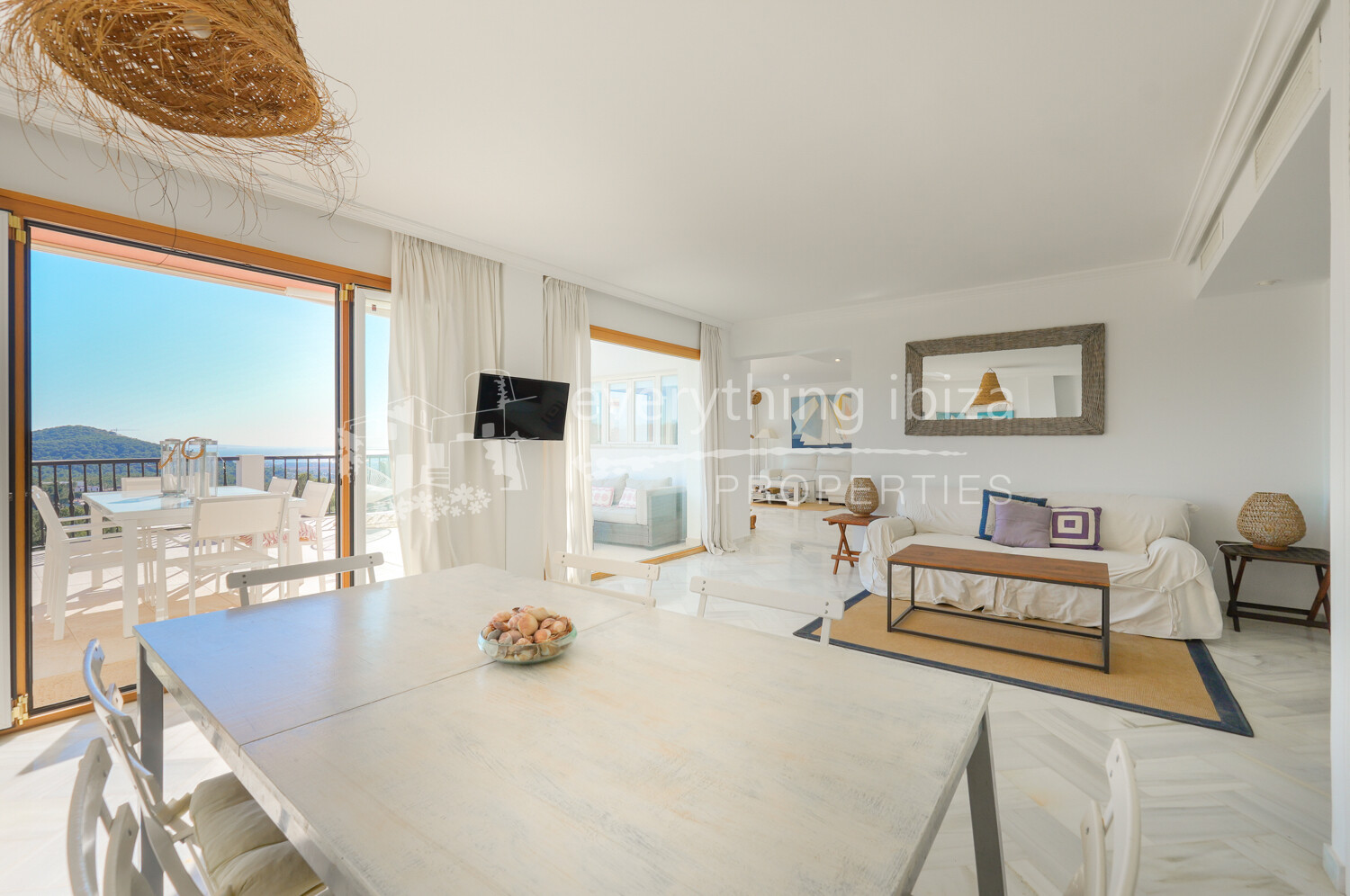 Two Stunning Penthouse Apartments with Super Views in Exclusive Can Furnet, ref. 1724, for sale in Ibiza by everything ibiza Properties