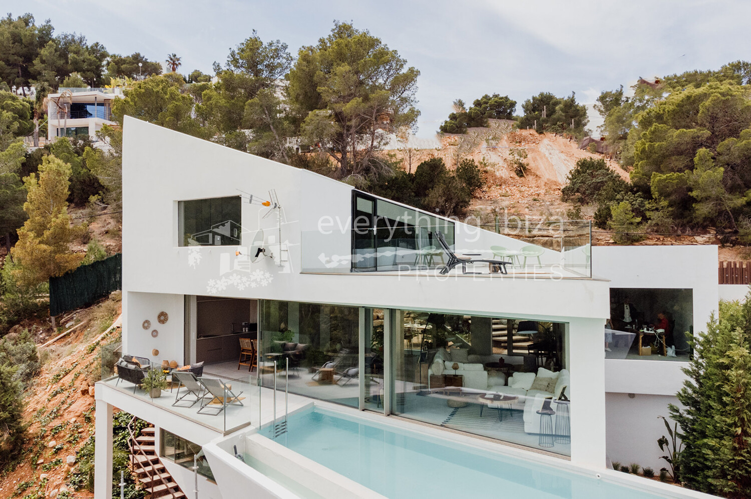 New Super Stylish Luxury Modern Villa Close to the Sea & Nearby Beaches, ref. 1732, for sale in Ibiza by everything ibiza Properties