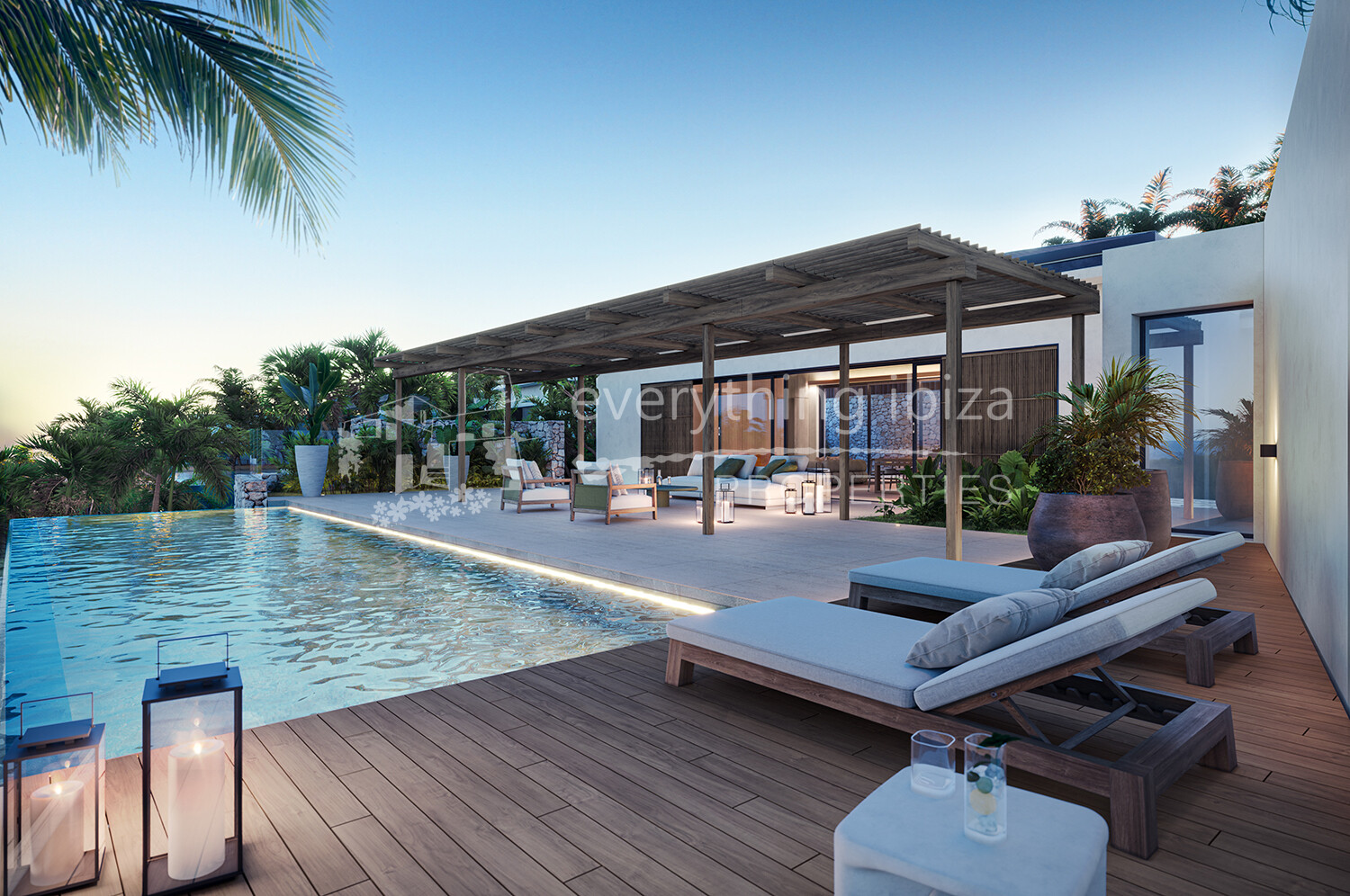 Two New Build Luxury Villas in Chic Cosmopolitan Cap Martinet, ref. 1734, for sale in Ibiza by everything ibiza Properties