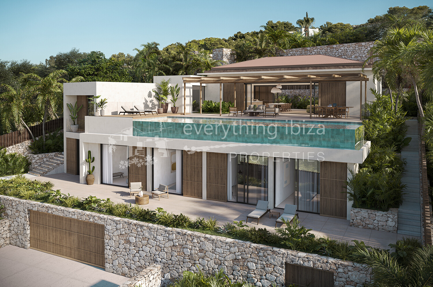 Two New Build Luxury Villas in Chic Cosmopolitan Cap Martinet, ref. 1734, for sale in Ibiza by everything ibiza Properties