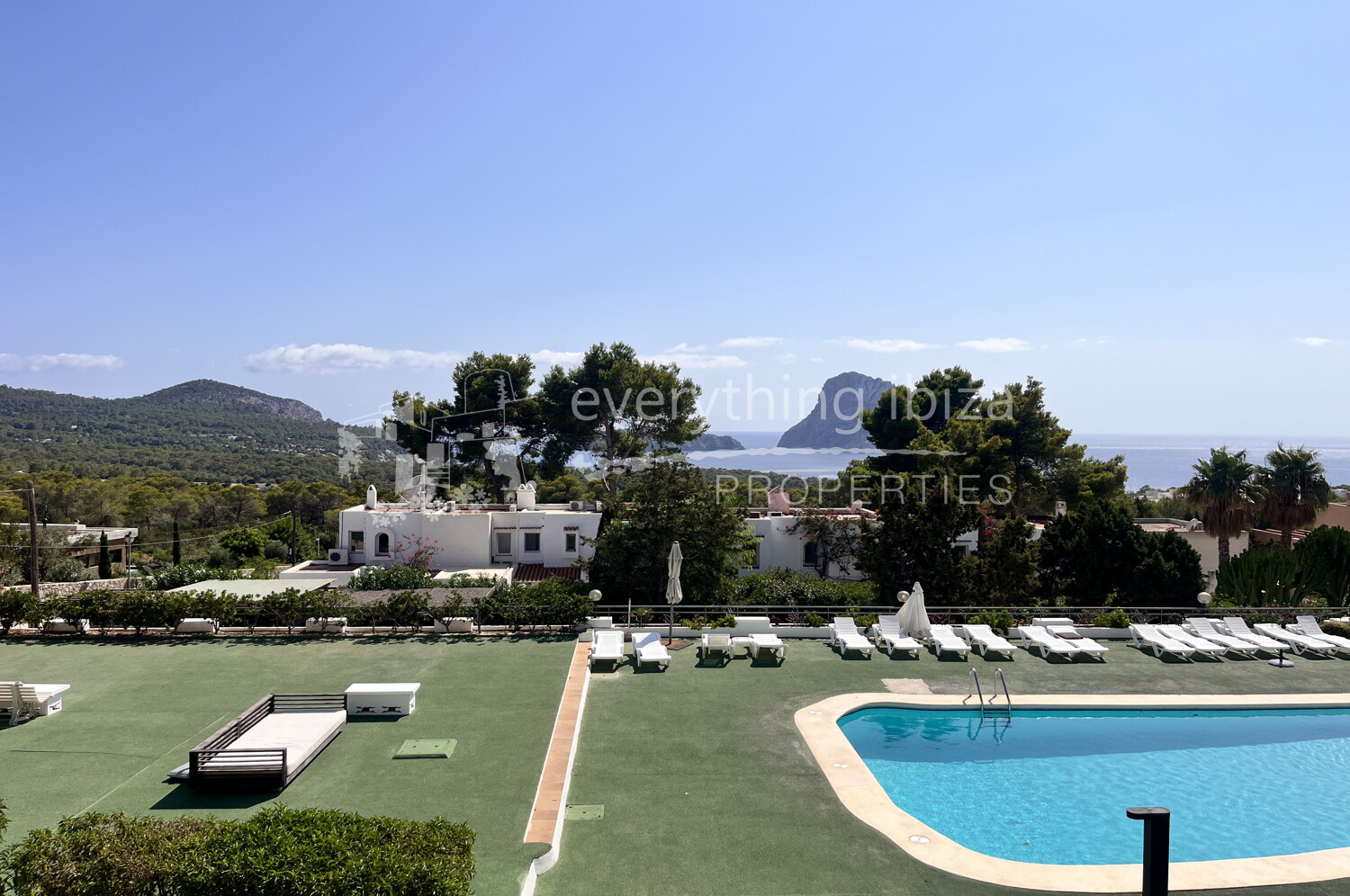 Lovely Sea Facing 2 Bed Apartment with Stunning Es Vedra Views, ref. 1738, for sale in Ibiza by everything ibiza Properties