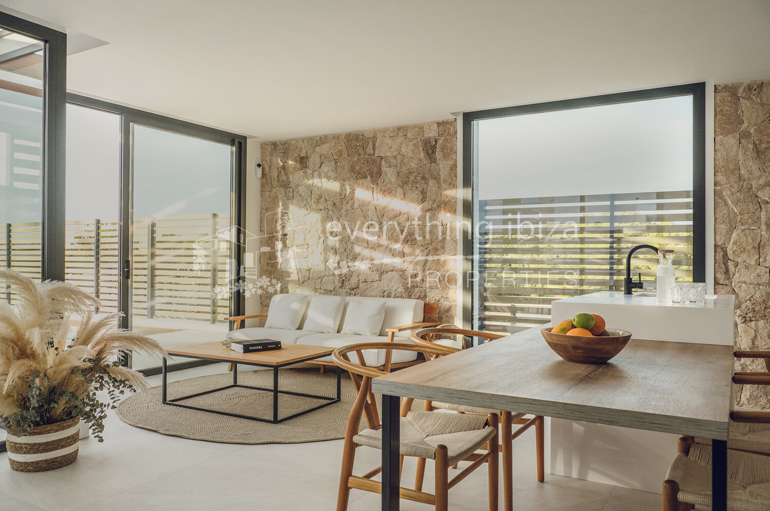 Luxury New Modern Villas Close to the Beach with Super Rooftop Views, ref. 1739, for sale in Ibiza by everything ibiza Properties