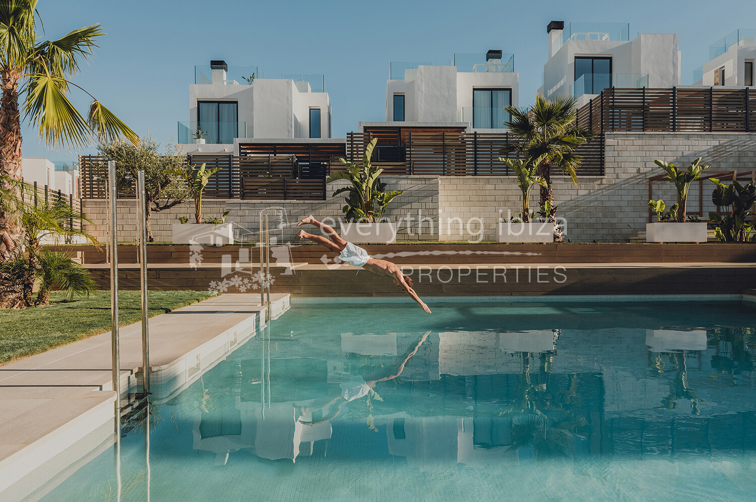 Luxury New Modern Villas Close to the Beach with Super Rooftop Views, ref. 1739, for sale in Ibiza by everything ibiza Properties