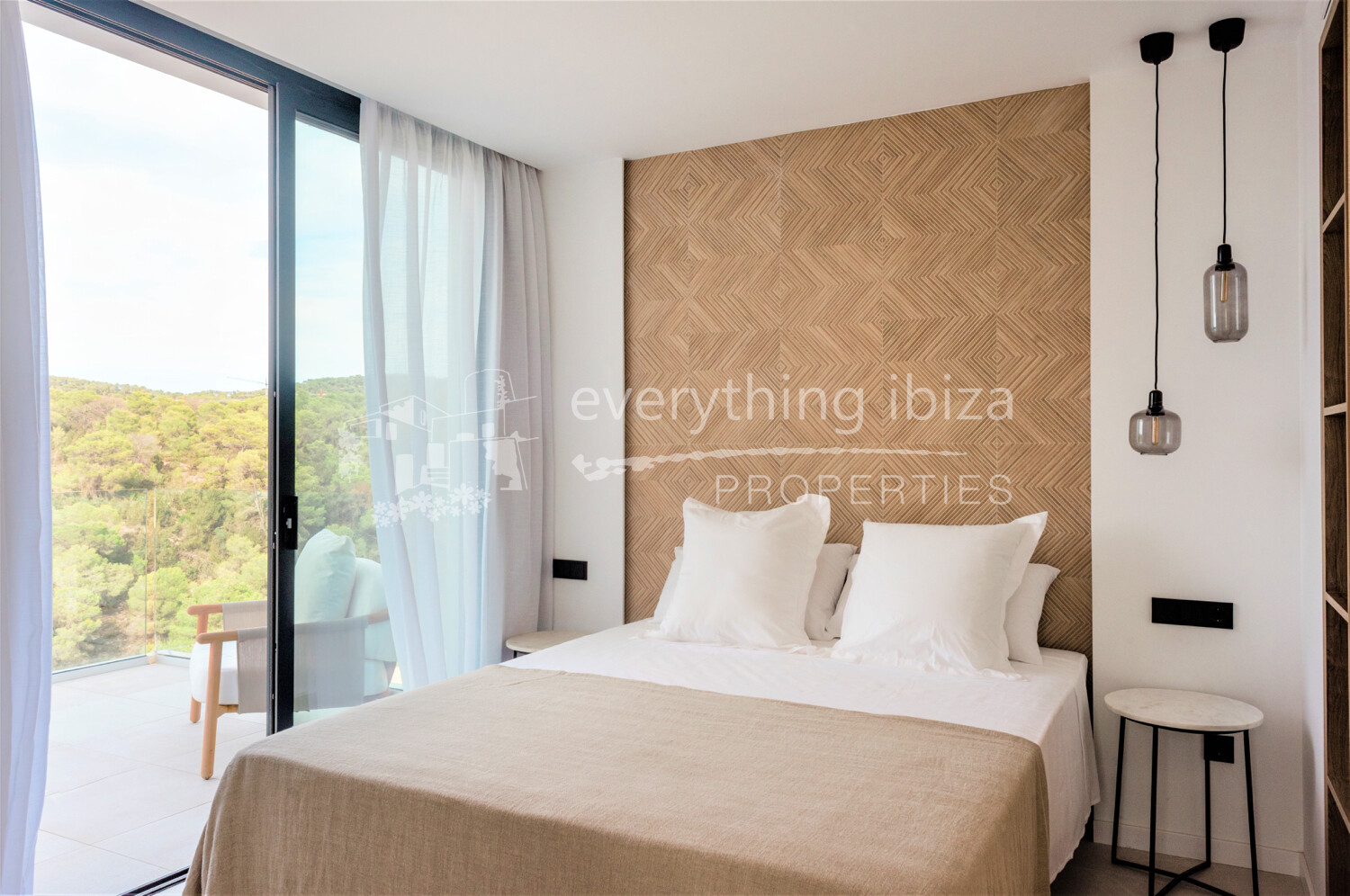 Luxury New Modern Villas Close to the Beach with Super Rooftop Views, ref. 1739, for sale in Ibiza by everything ibiza Properties