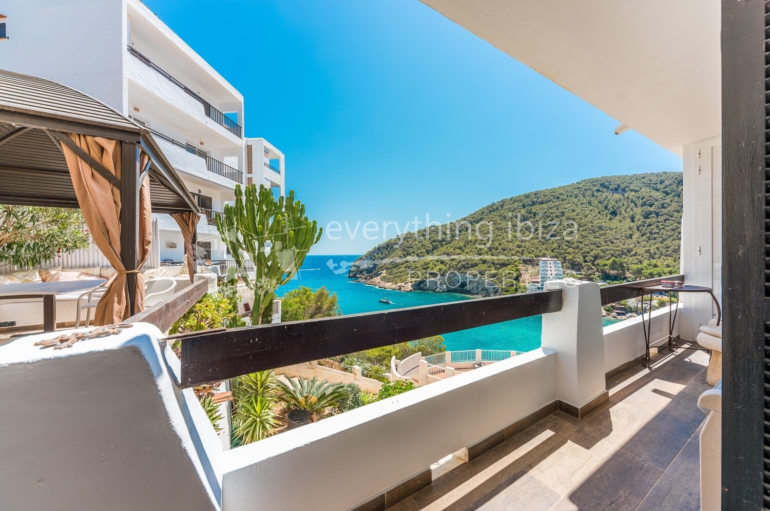 Charming Renovated Apartment with Super Sea Views Close to Cala Llonga Bay, ref. 1755, for sale in Ibiza by everything ibiza Properties