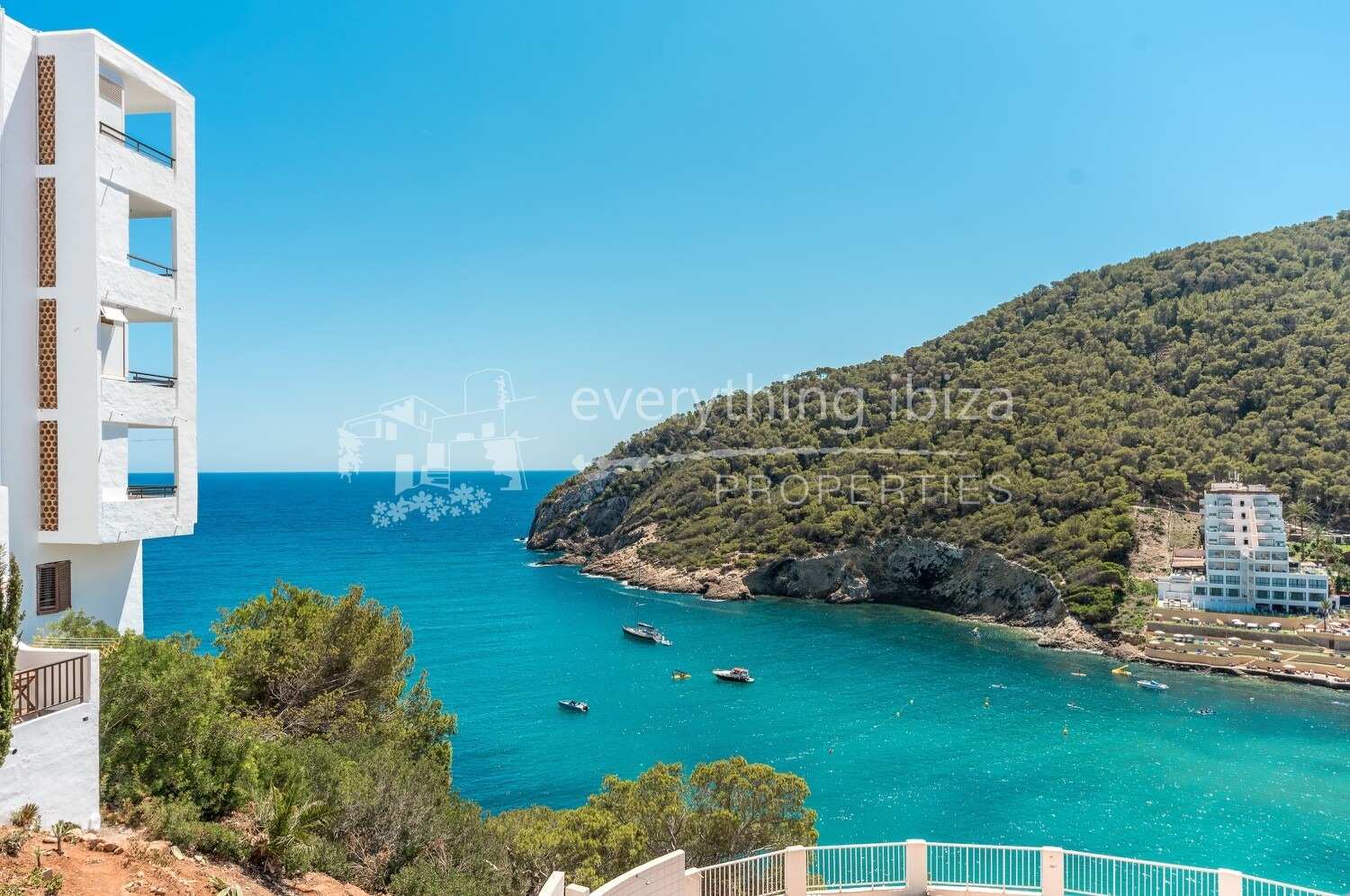 Charming Renovated Apartment with Super Sea Views Close to Cala Llonga Bay, ref. 1755, for sale in Ibiza by everything ibiza Properties