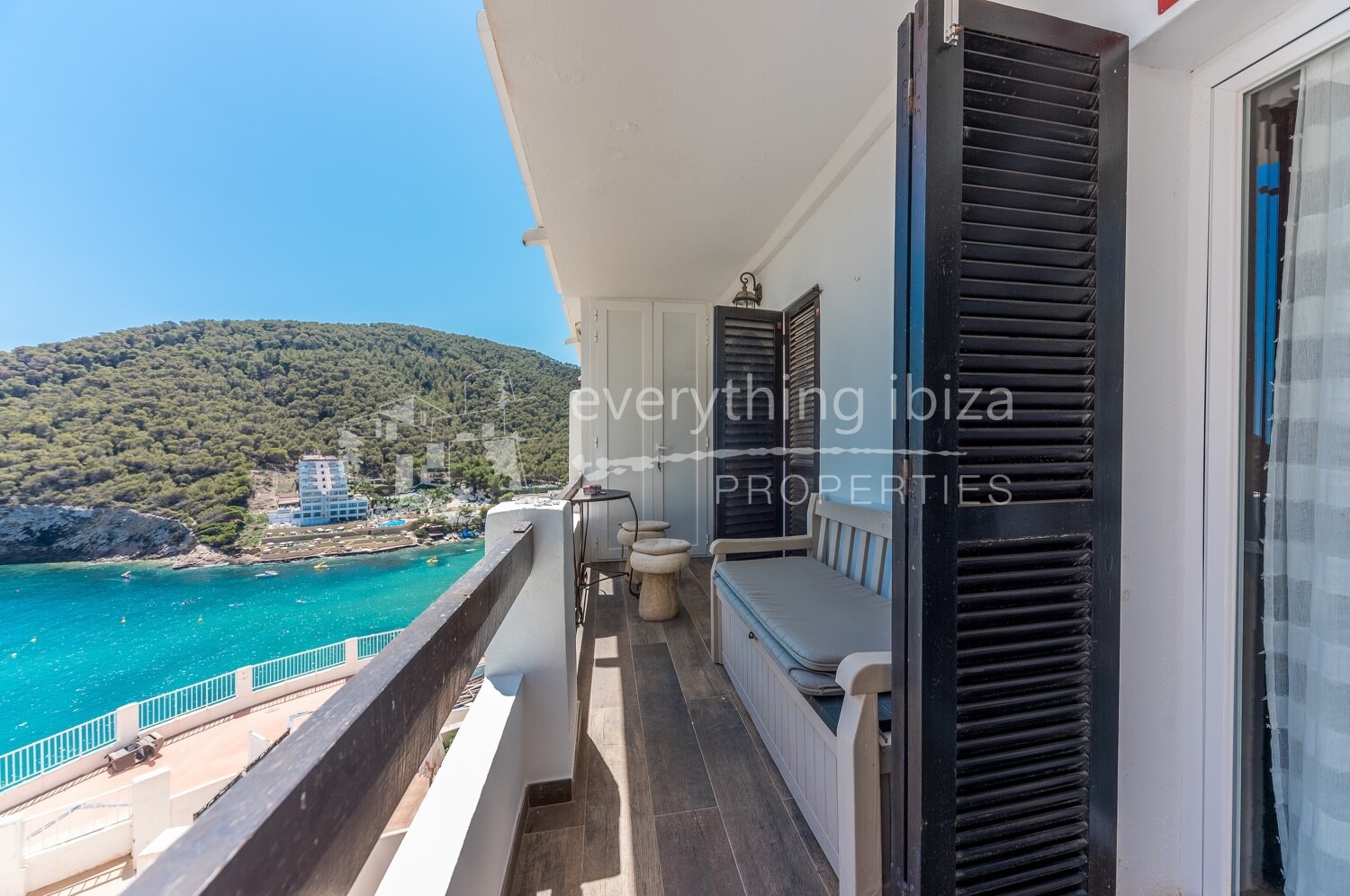 Charming Renovated Apartment with Super Sea Views Close to Cala Llonga Bay, ref. 1755, for sale in Ibiza by everything ibiza Properties