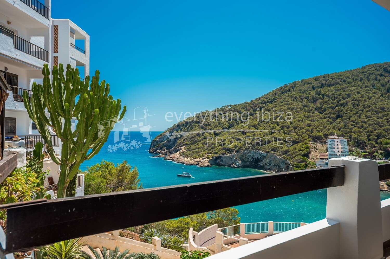 Charming Renovated Apartment with Super Sea Views Close to Cala Llonga Bay, ref. 1755, for sale in Ibiza by everything ibiza Properties