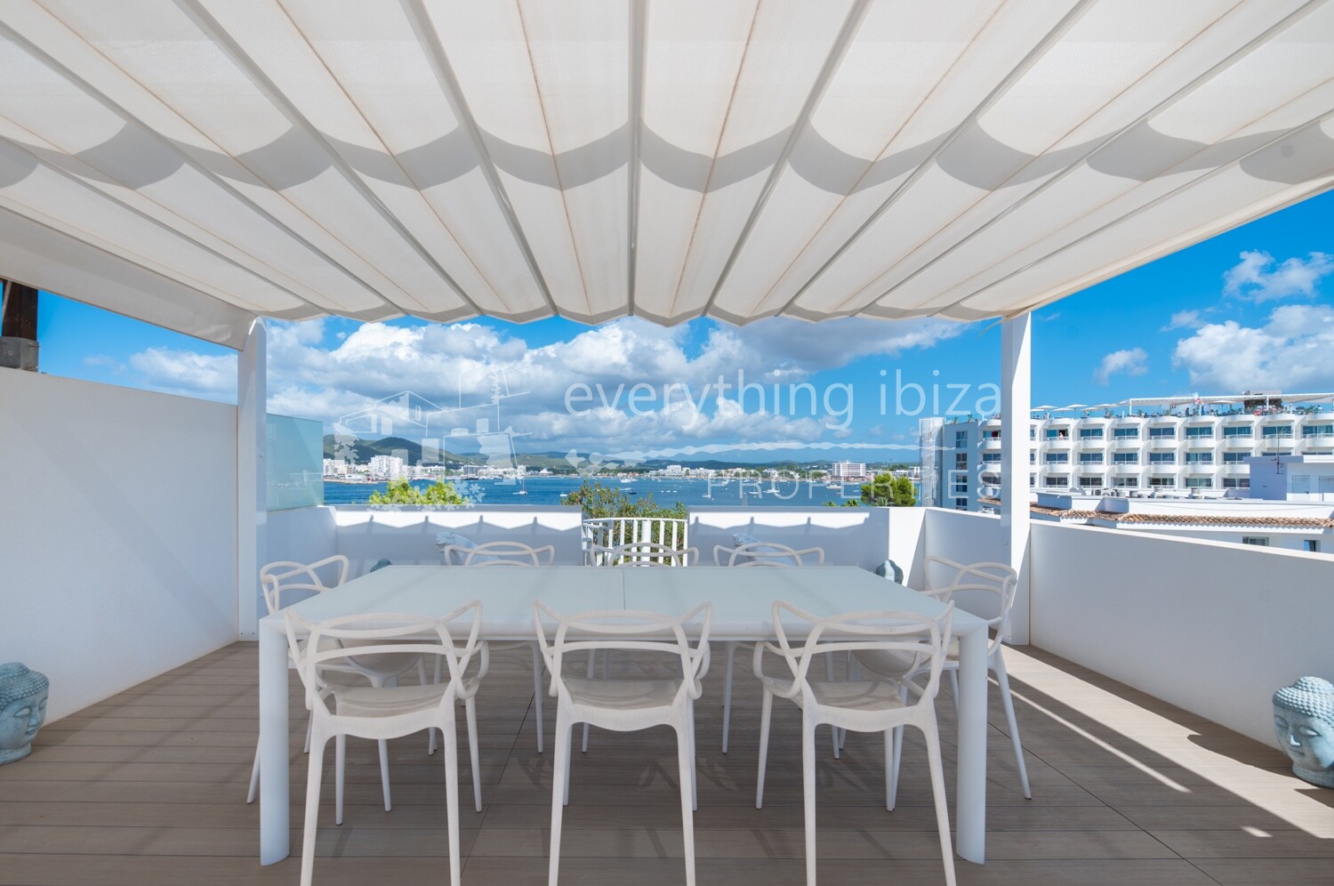 Modern Contemporary Penthouse with Roof Terrace and Super Views, ref. 1760, for sale in Ibiza by everything ibiza Properties