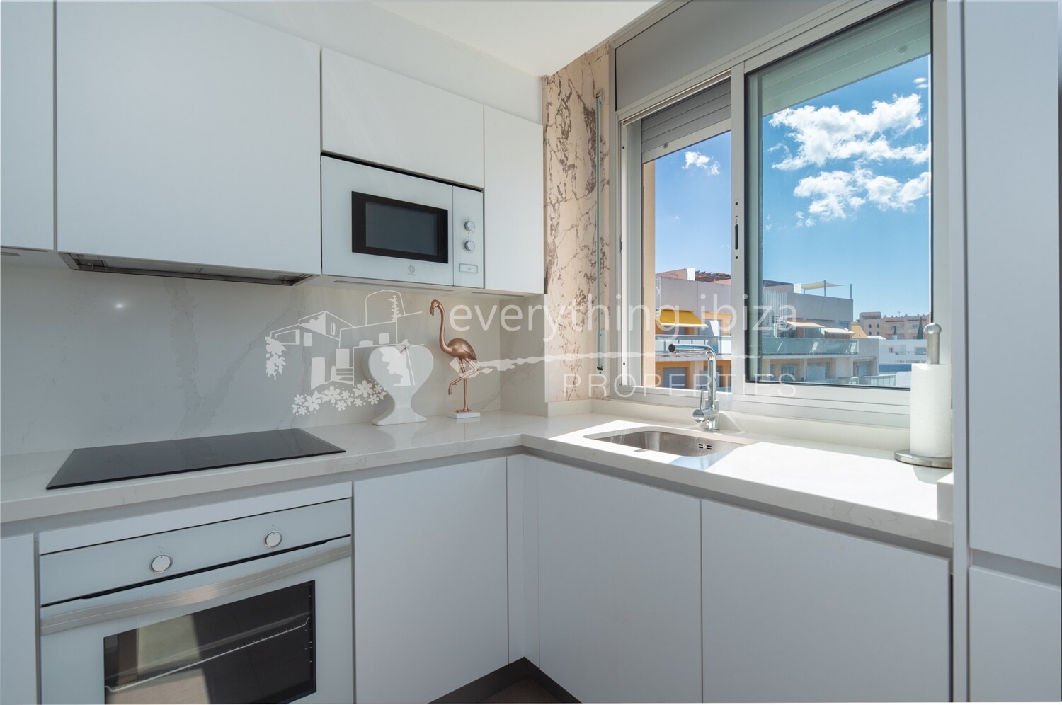 Modern Contemporary Penthouse with Roof Terrace and Super Views, ref. 1760, for sale in Ibiza by everything ibiza Properties