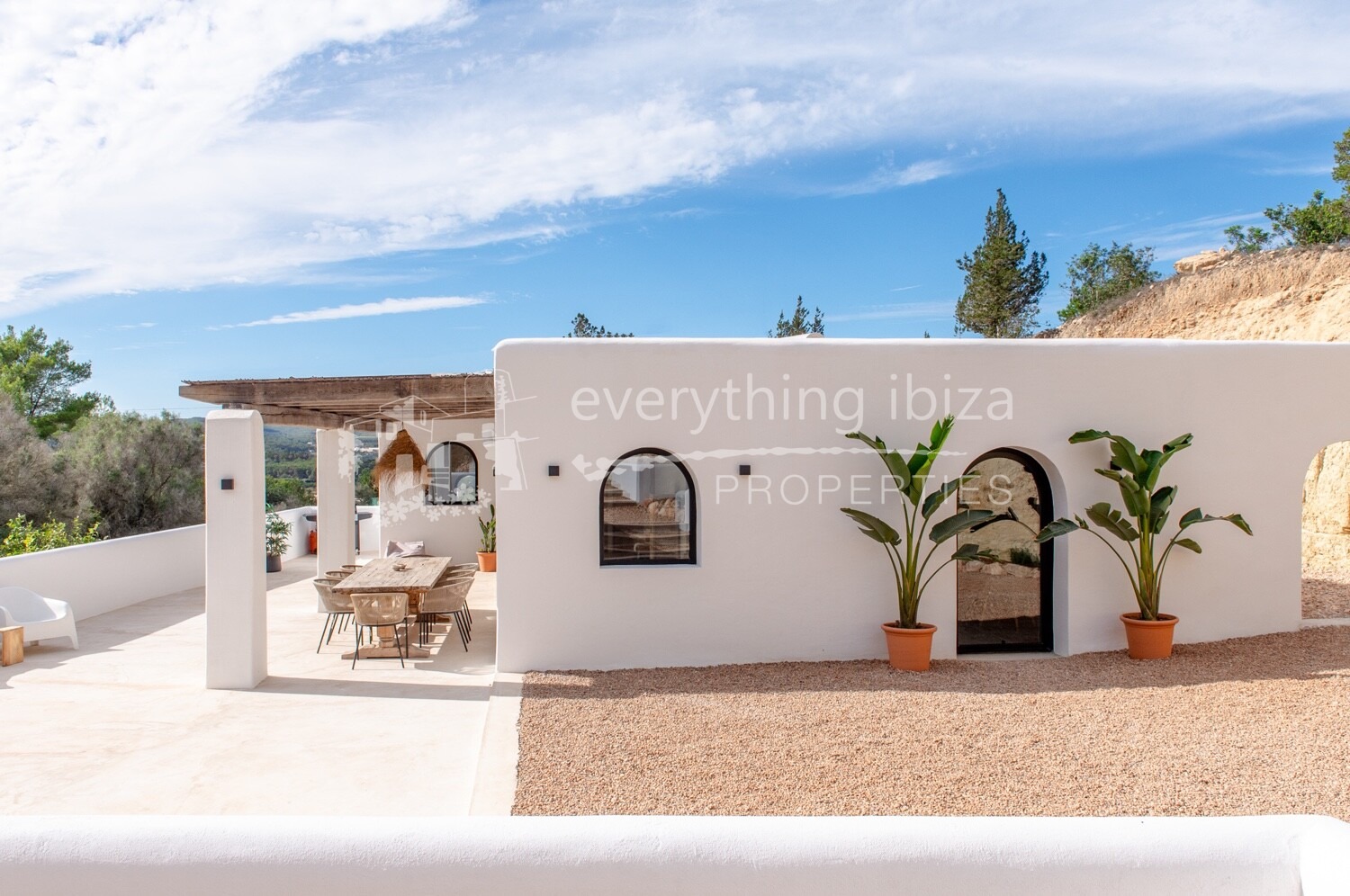 Exquisite Newly Renovated Villa with Panoramic Valley Views Close to Santa Eulalia, ref. 1764, for sale in Ibiza by everything ibiza Properties