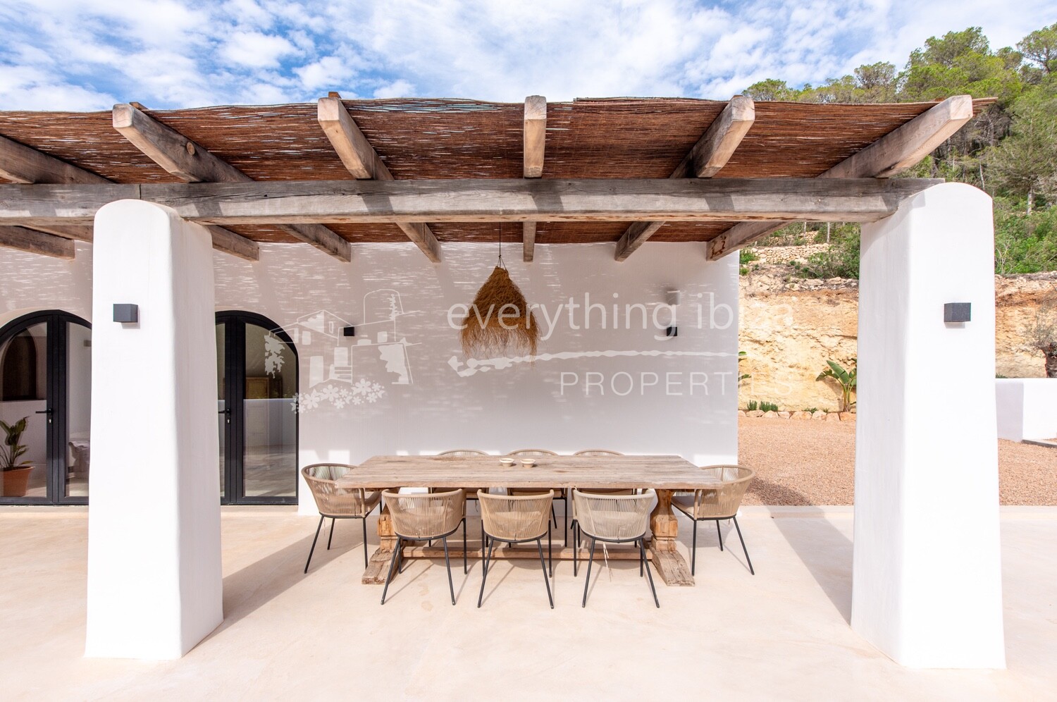 Exquisite Newly Renovated Villa with Panoramic Valley Views Close to Santa Eulalia, ref. 1764, for sale in Ibiza by everything ibiza Properties