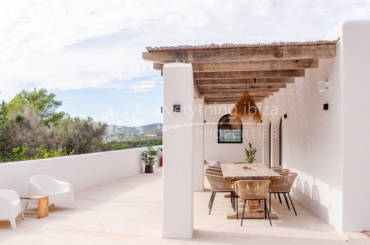 Exquisite Newly Renovated Villa with Panoramic Valley Views Close to Santa Eulalia, ref. 1764, for sale in Ibiza by everything ibiza Properties