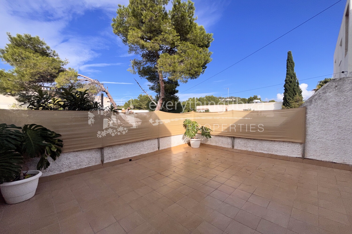 Cosy Semi Detached House with Garden and Terraces Close to the Beach, ref. 1768, for sale in Ibiza by everything ibiza Properties