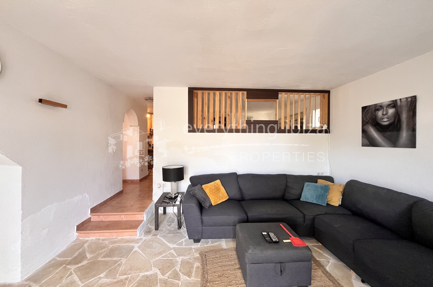 Cosy Semi Detached House with Garden and Terraces Close to the Beach, ref. 1768, for sale in Ibiza by everything ibiza Properties