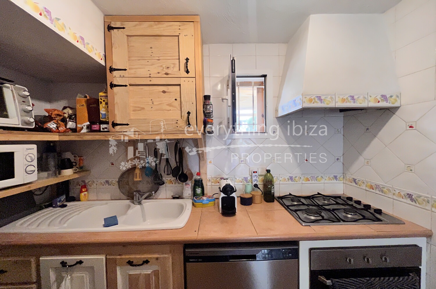 Cosy Semi Detached House with Garden and Terraces Close to the Beach, ref. 1768, for sale in Ibiza by everything ibiza Properties