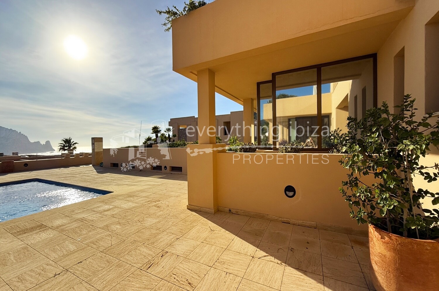 Elegant Sea Facing Apartment with Breathtaking Sea and Es Vedra Views, ref. 1777, for sale in Ibiza by everything ibiza Properties