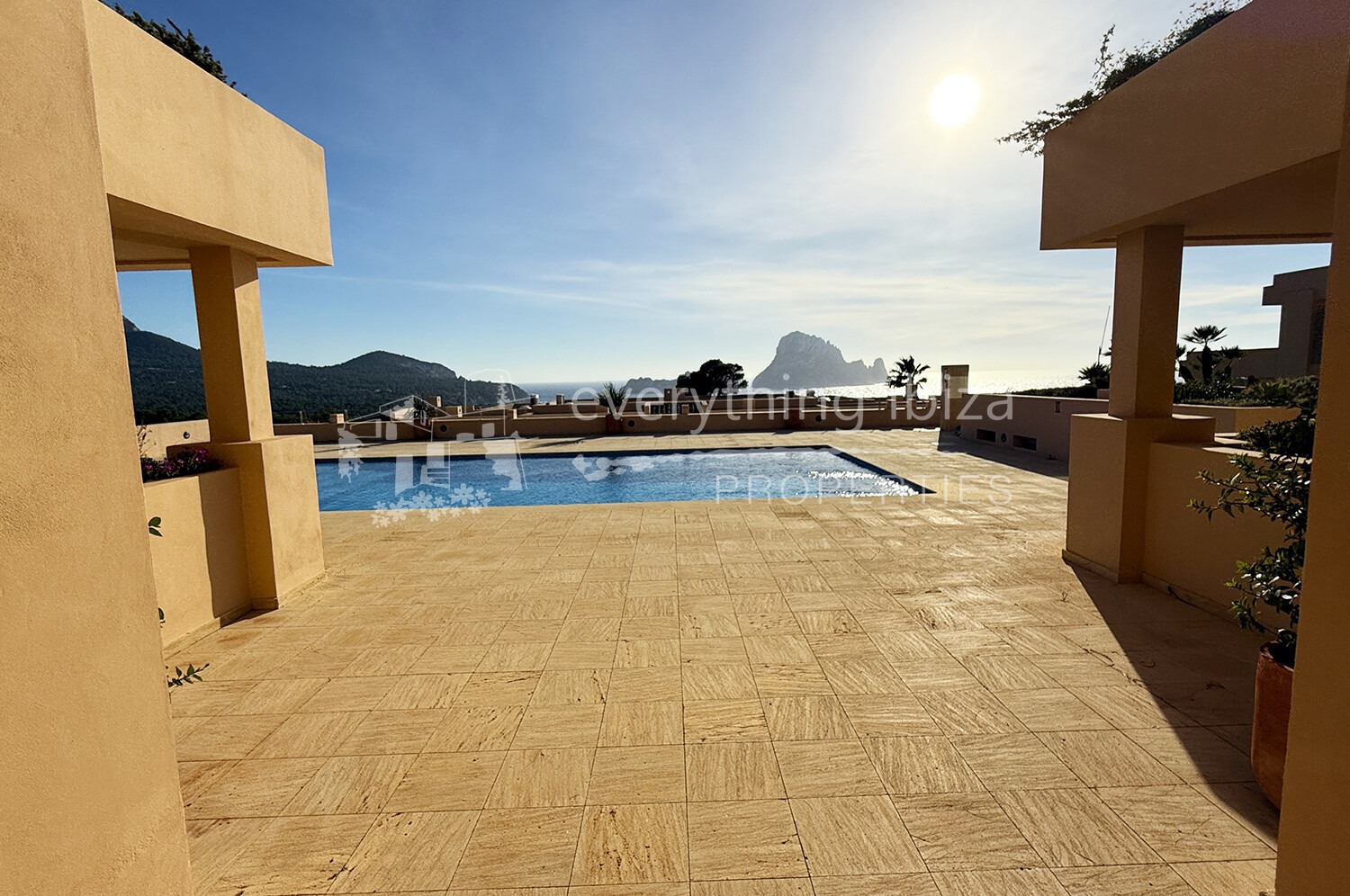 Elegant Sea Facing Apartment with Breathtaking Sea and Es Vedra Views, ref. 1777, for sale in Ibiza by everything ibiza Properties