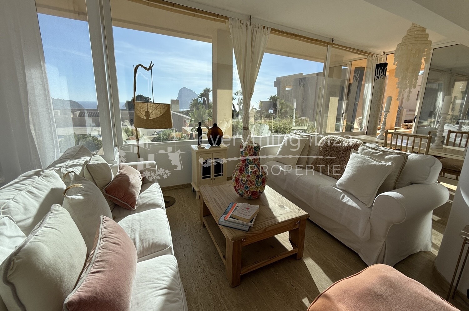 Elegant Sea Facing Apartment with Breathtaking Sea and Es Vedra Views, ref. 1777, for sale in Ibiza by everything ibiza Properties